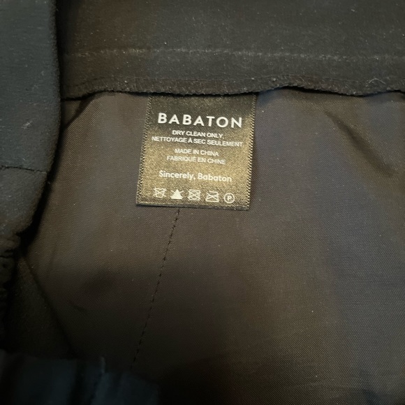 Black Babaton Cohen Pants. Size 4 - Picture 4 of 6